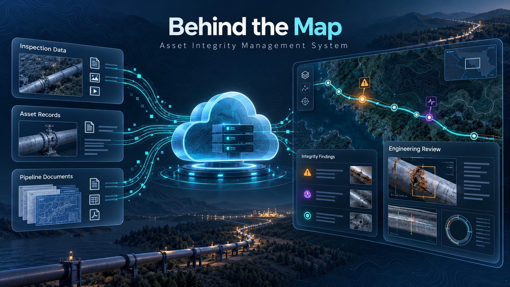 Behind the Map: Asset Integrity Management System